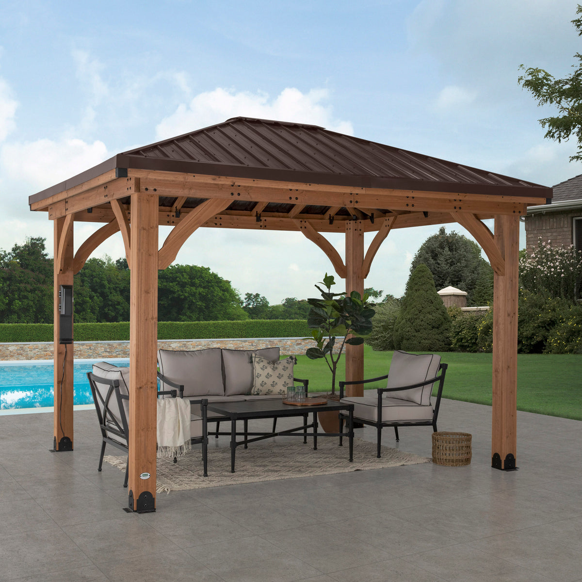 12x10 Barrington Gazebo Backyard Discovery