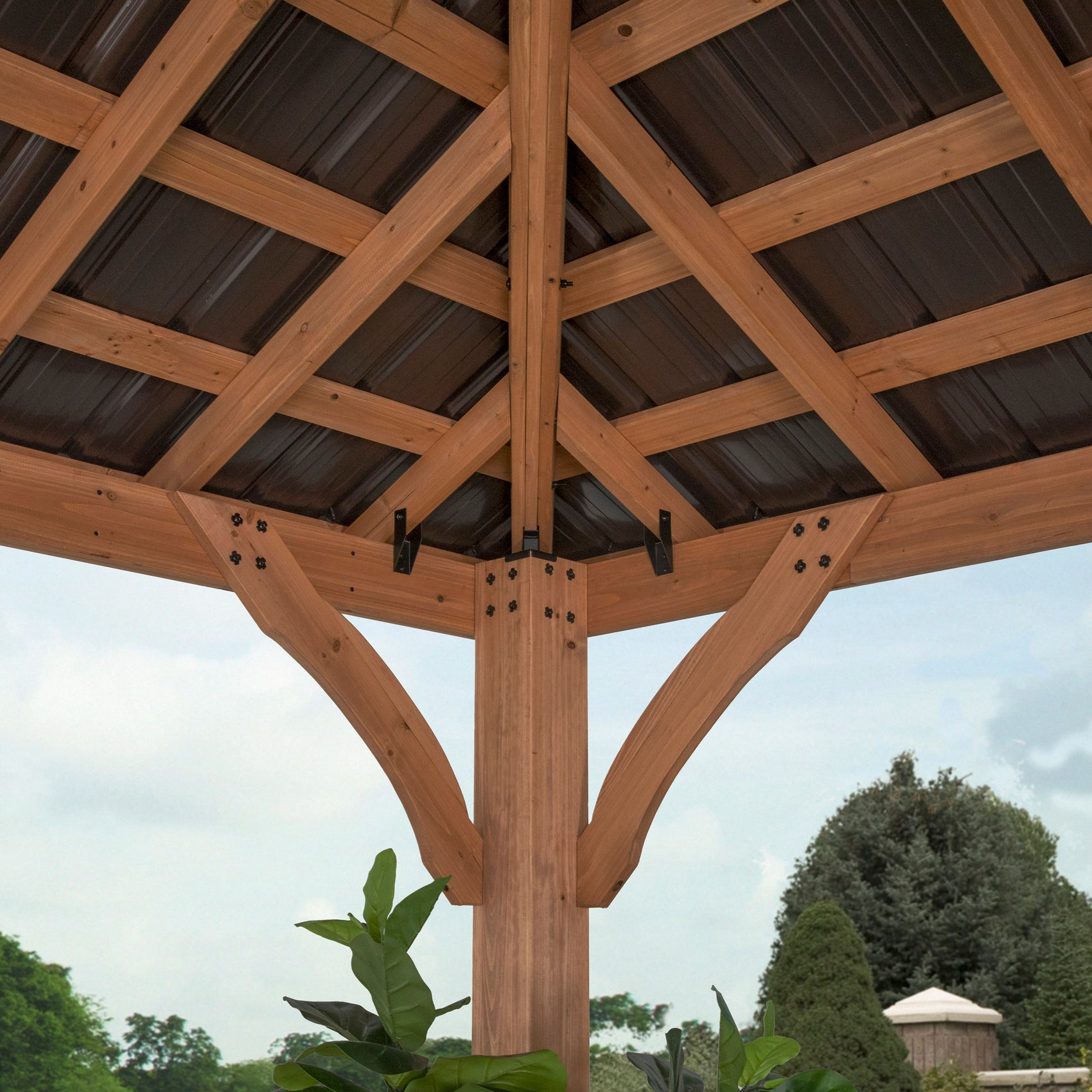 12x10 Barrington Gazebo Steel Roof