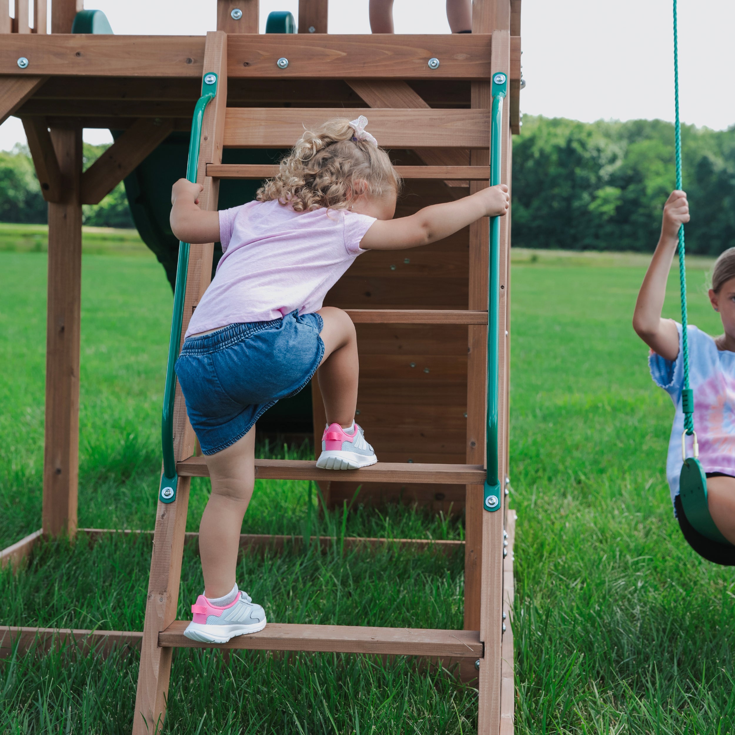 Lightning Ridge Swing Set Stairs
