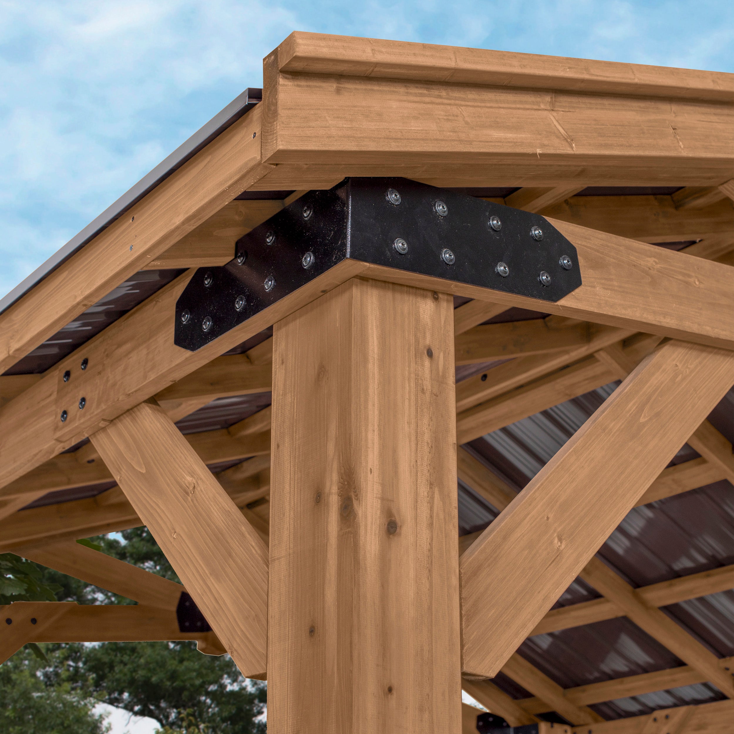 Norwood Gazebo, 12x10 corner bracket