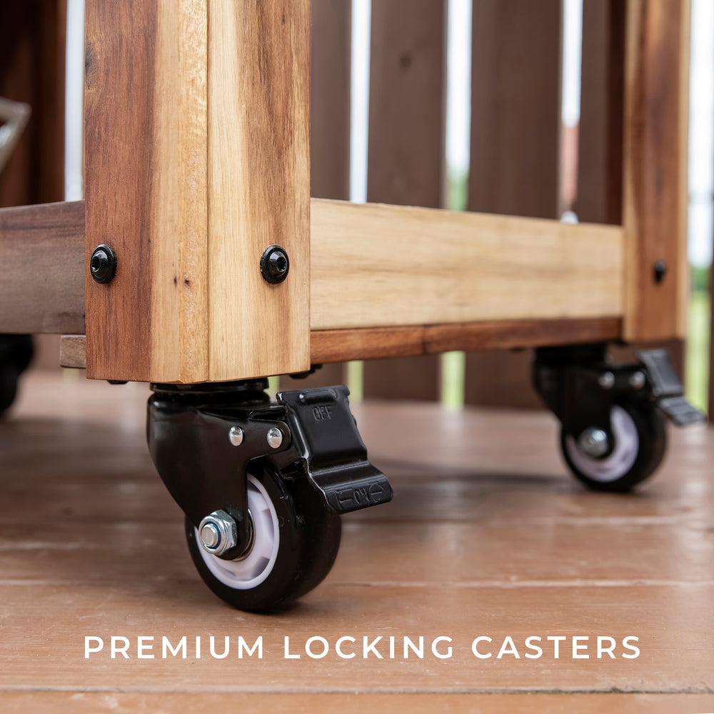 premium locking casters