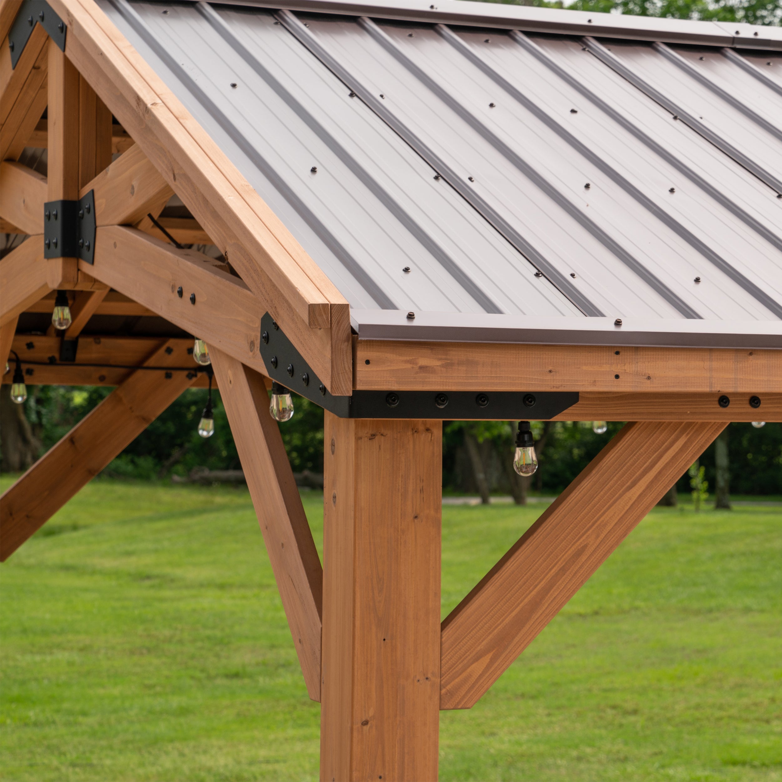 12x10 Norwood Gazebo Steel Roof