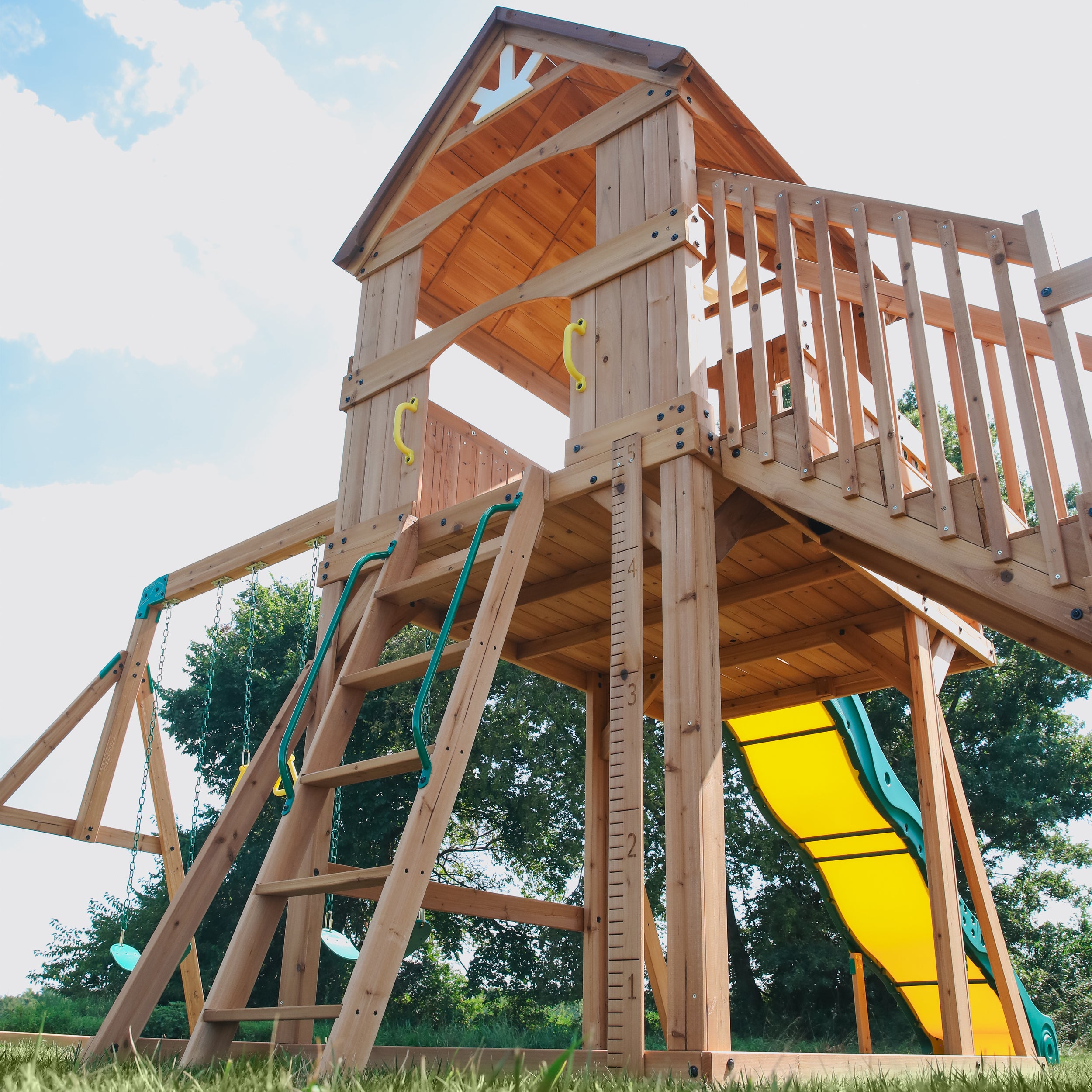 Malibu Wooden Swing Set