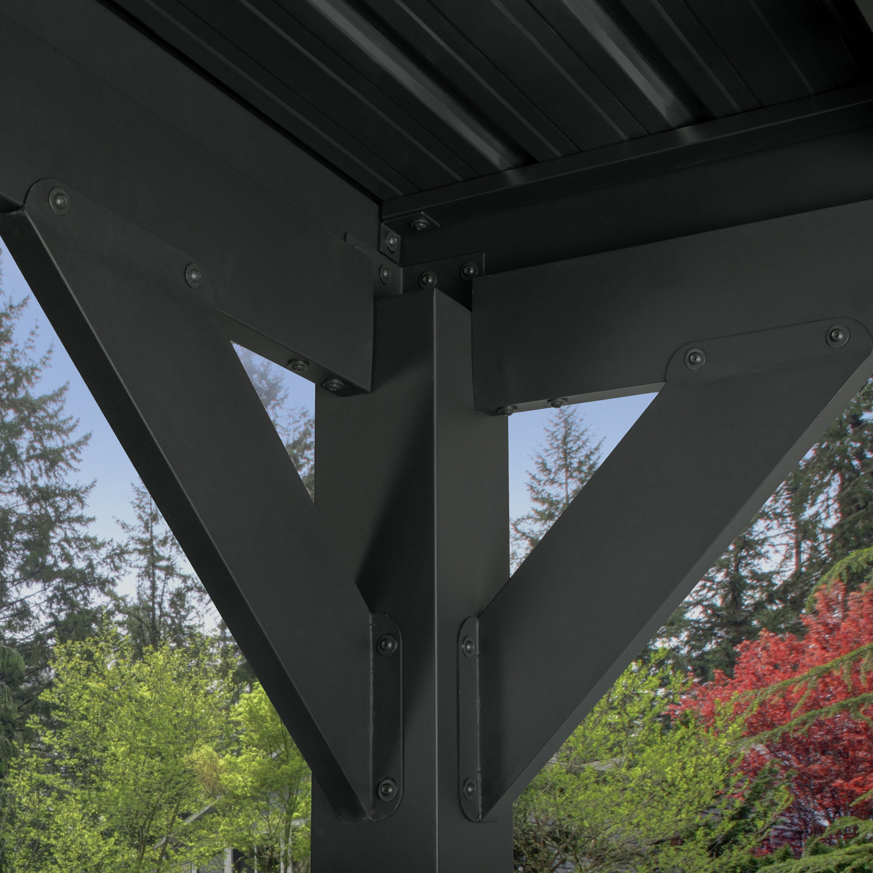 Stonebridge Steel Gazebo Corner