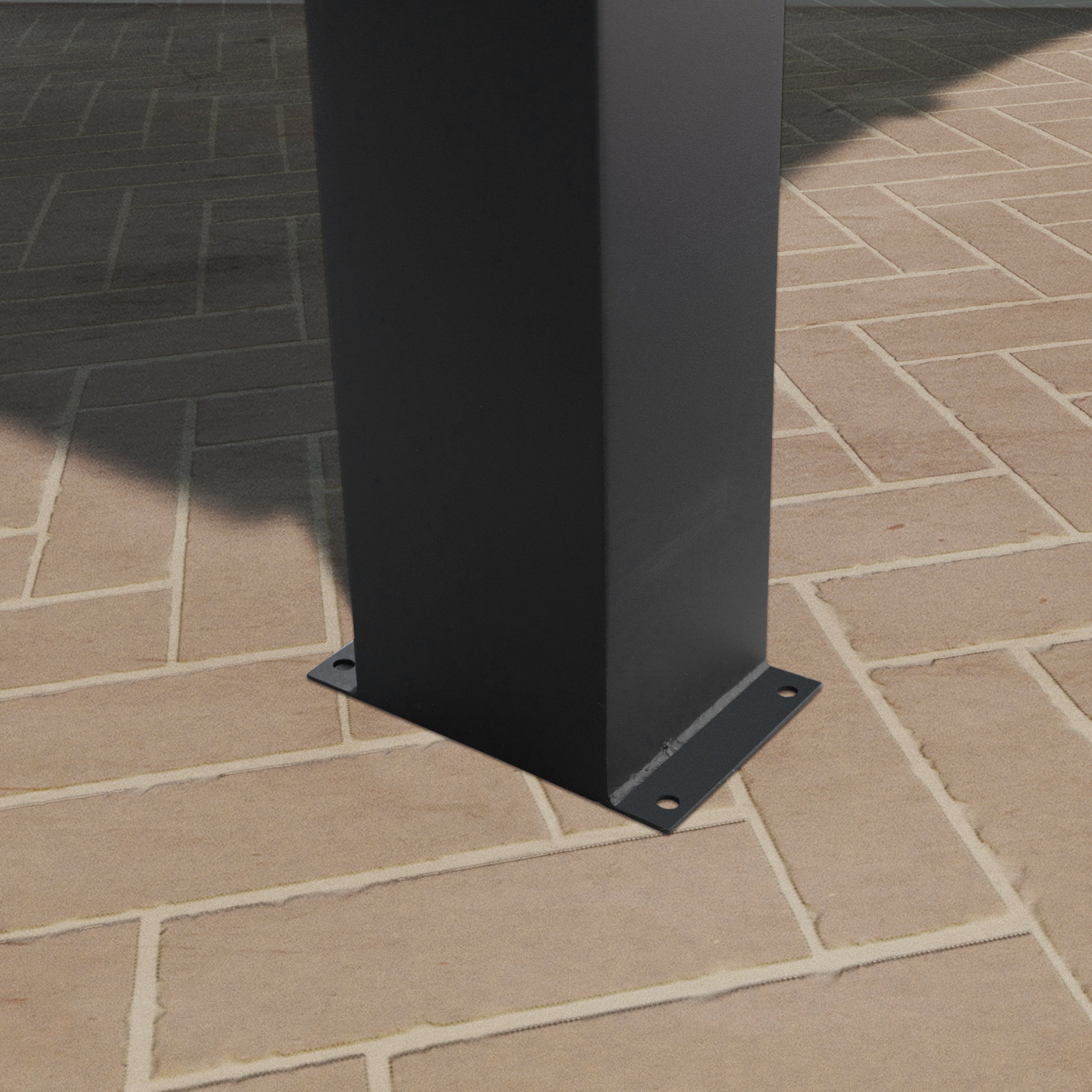 12x9.5 Stonebridge Gazebo anchored to ground