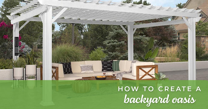How to Create a Backyard Oasis Around your Pergola or Gazebo