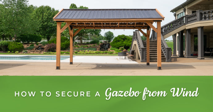 How to Secure a Gazebo from the Wind