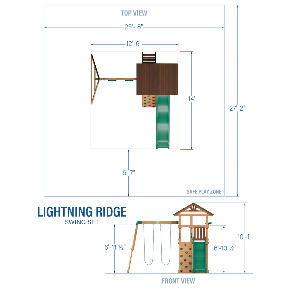 Lightning Ridge Dimensions