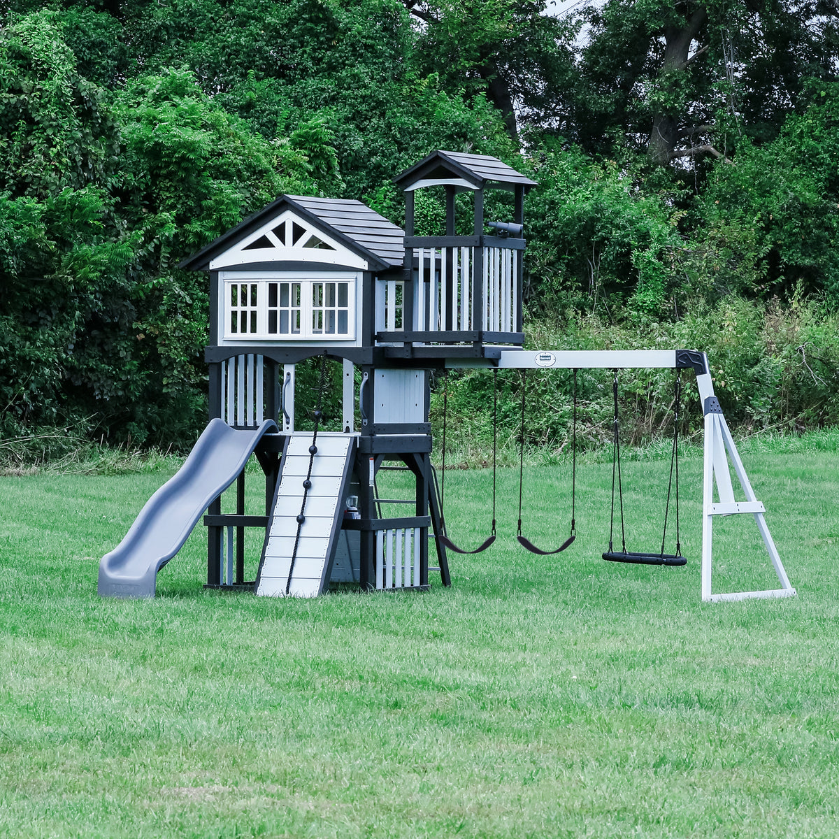 Whispering Point Outdoor Wooden Swing Set