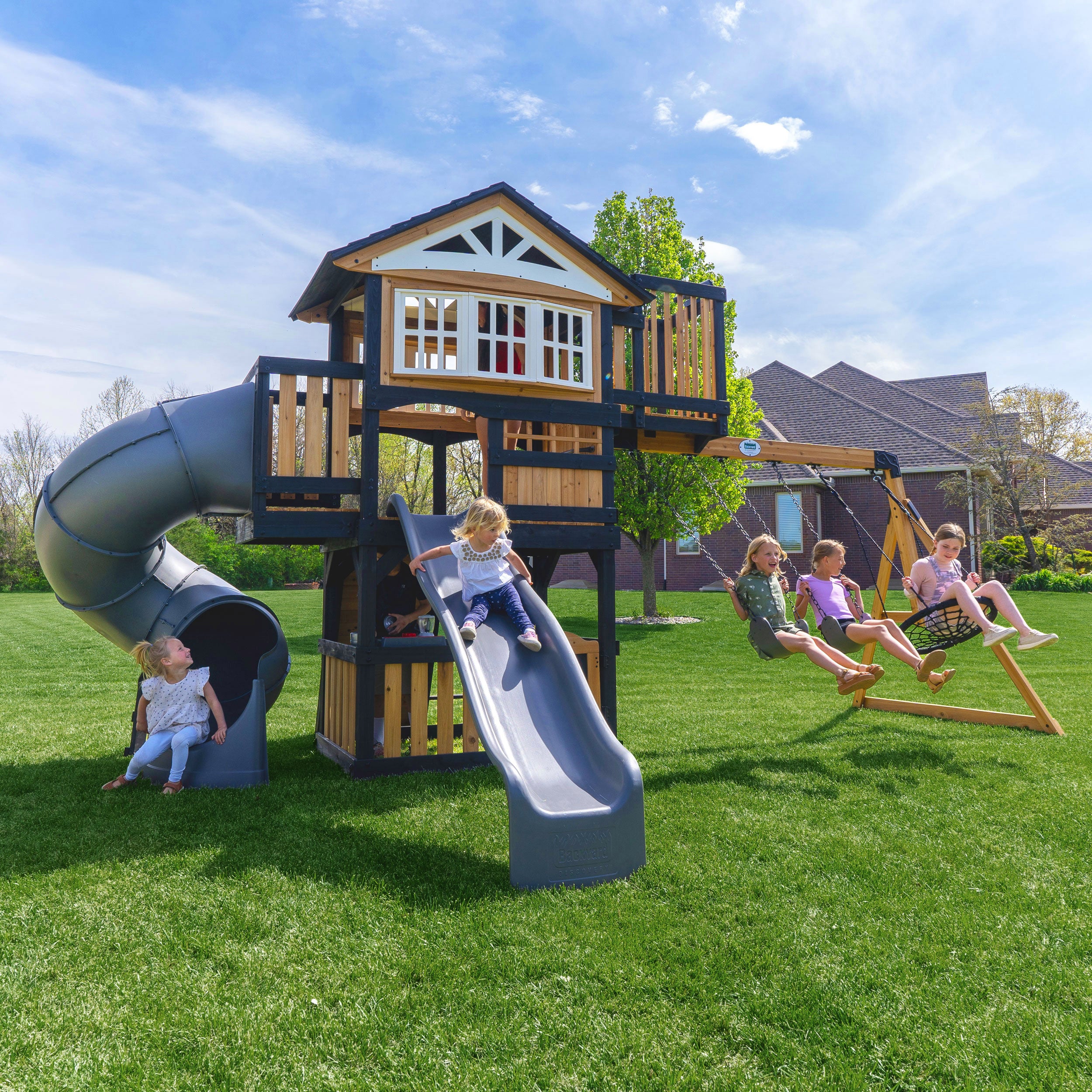 Playground Cedar Cove Playset Big Outdoor Playset Cedar Cove