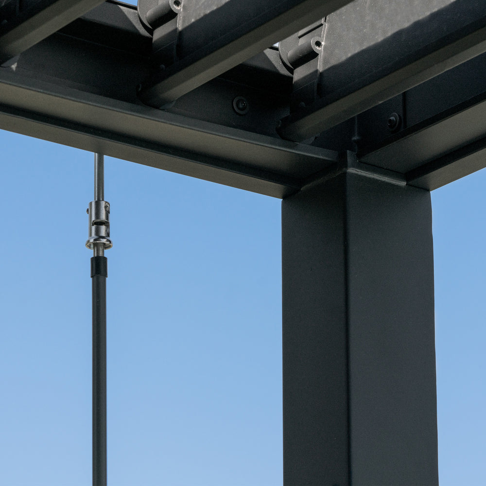 14x10 Sarasota Steel Louvered Pergola Backyard Discovery