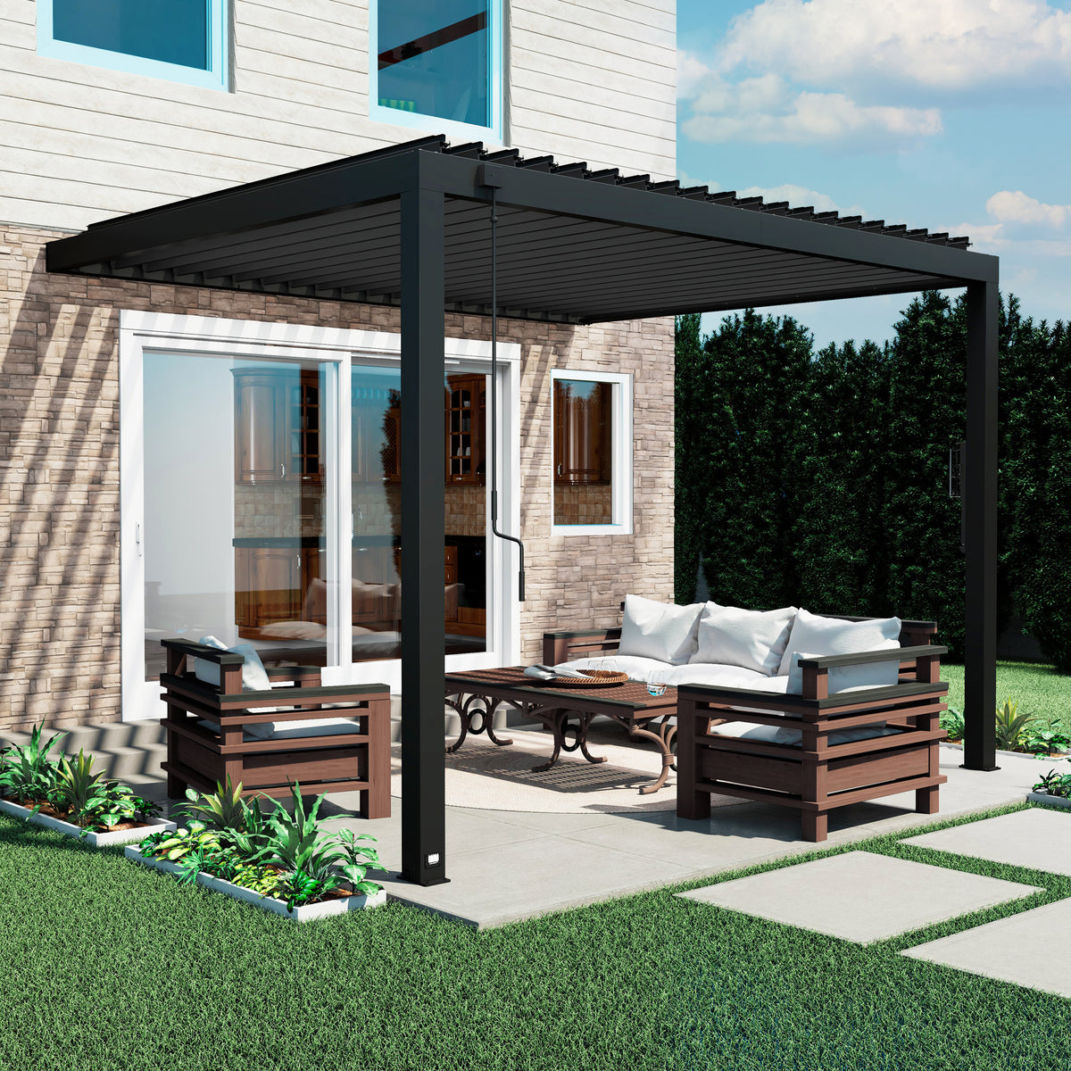 Louvered Pergolas for Sale