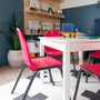 Load image into Gallery viewer, Kid Stacking Chairs red close up
