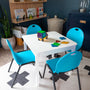 Load image into Gallery viewer, blue kids stacking chairs
