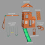 Load image into Gallery viewer, Shenandoah Swing Set Exploded View-EN
