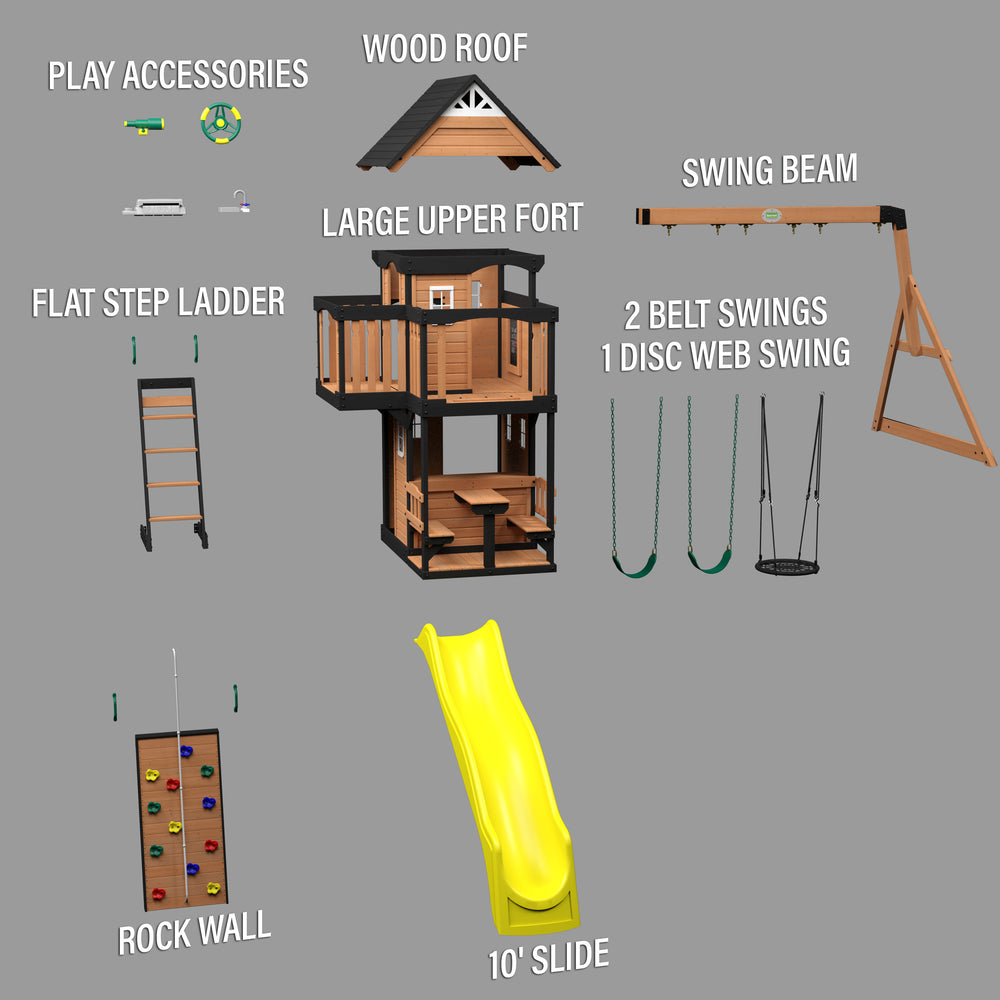 Canyon Creek Yellow Slide Exploded View