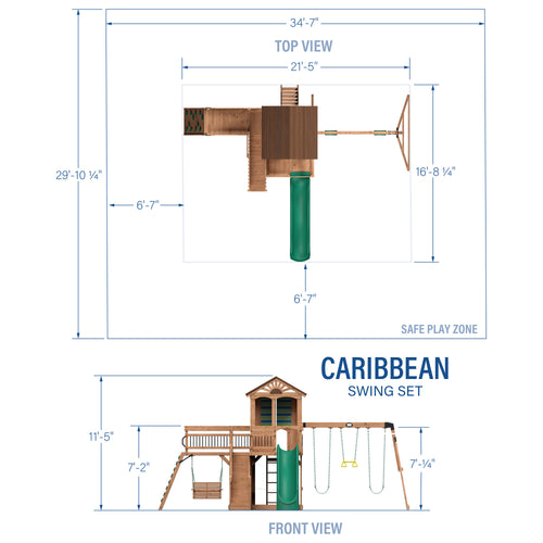 Caribbean Swing Set