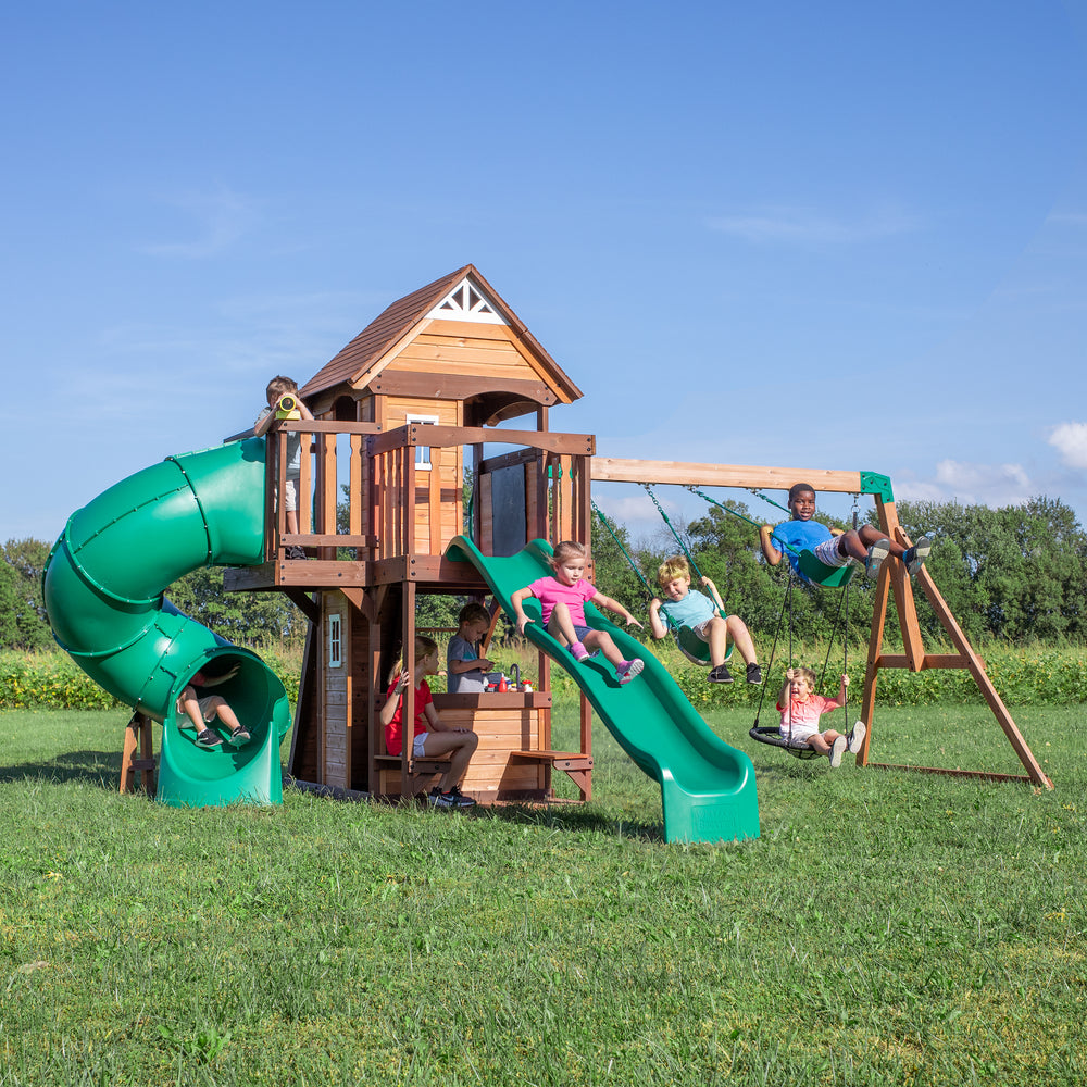 Cedar Cove Swing Set