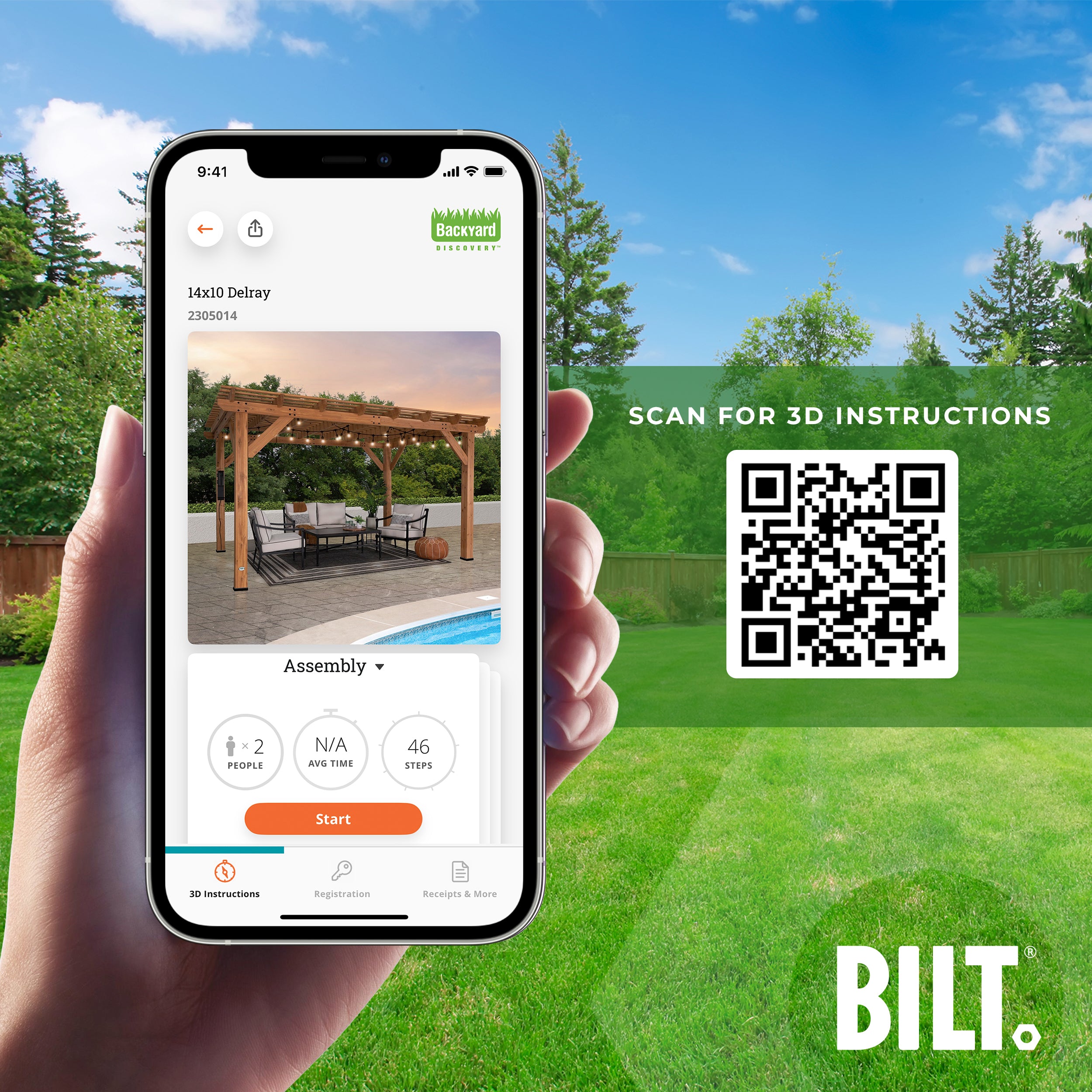 14x10 Delray Pergola