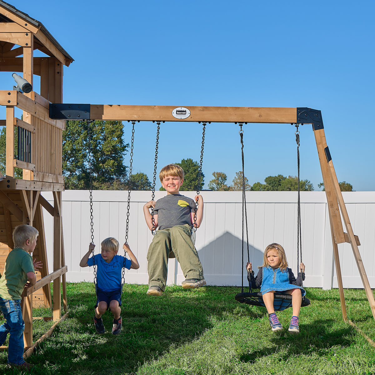 Swing Bars Basic Dover Bay Swing Set with Monkey Bars