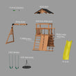 
                            
                              Load image into Gallery viewer, Endeavor Swing Set Yellow Slide Exploded View
                            
                          