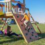 Load image into Gallery viewer, Endeavor Swing Set Yellow Slide Rock Wall
