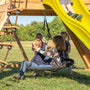 Load image into Gallery viewer, Endeavor Swing Set Yellow Slide Saucer Swing
