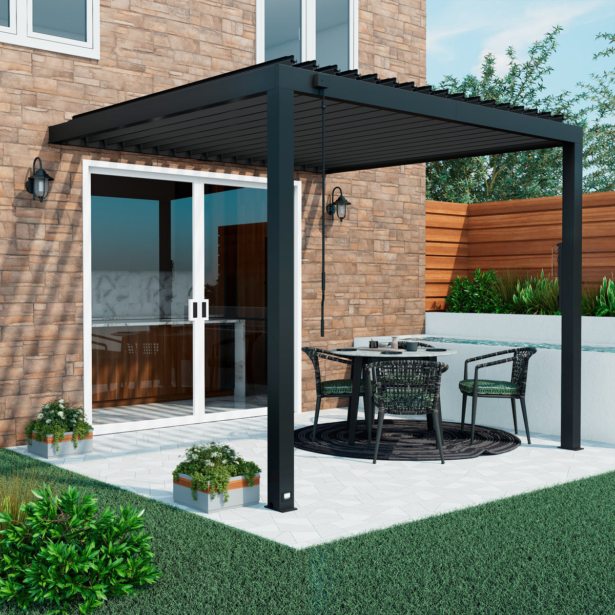 Louvered Pergolas for Sale
