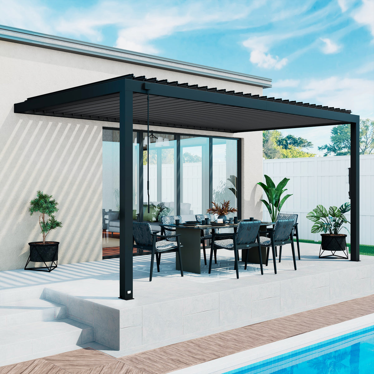 Louvered Pergolas for Sale