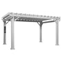 Load image into Gallery viewer, 14x10 Hawthorne Traditional Steel Pergola With Sail Shade Soft Canopy
