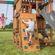 
                            
                              Load image into Gallery viewer, Highlander Swing Set Gray  Rock Wall
                            
                          