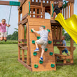 
                            
                              Load image into Gallery viewer, Highlander Swing Set Yellow Rock Wall
                            
                          