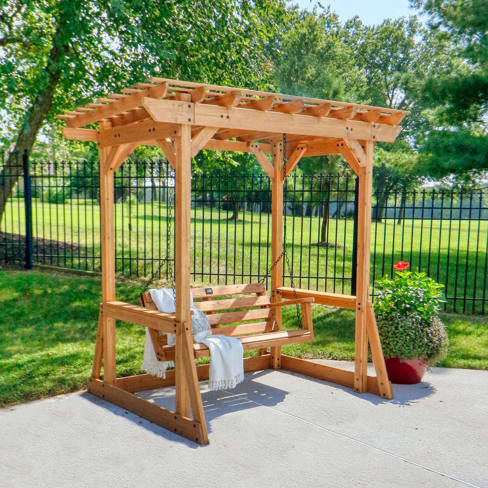 Callahan Pergola Swing Backyard Discovery