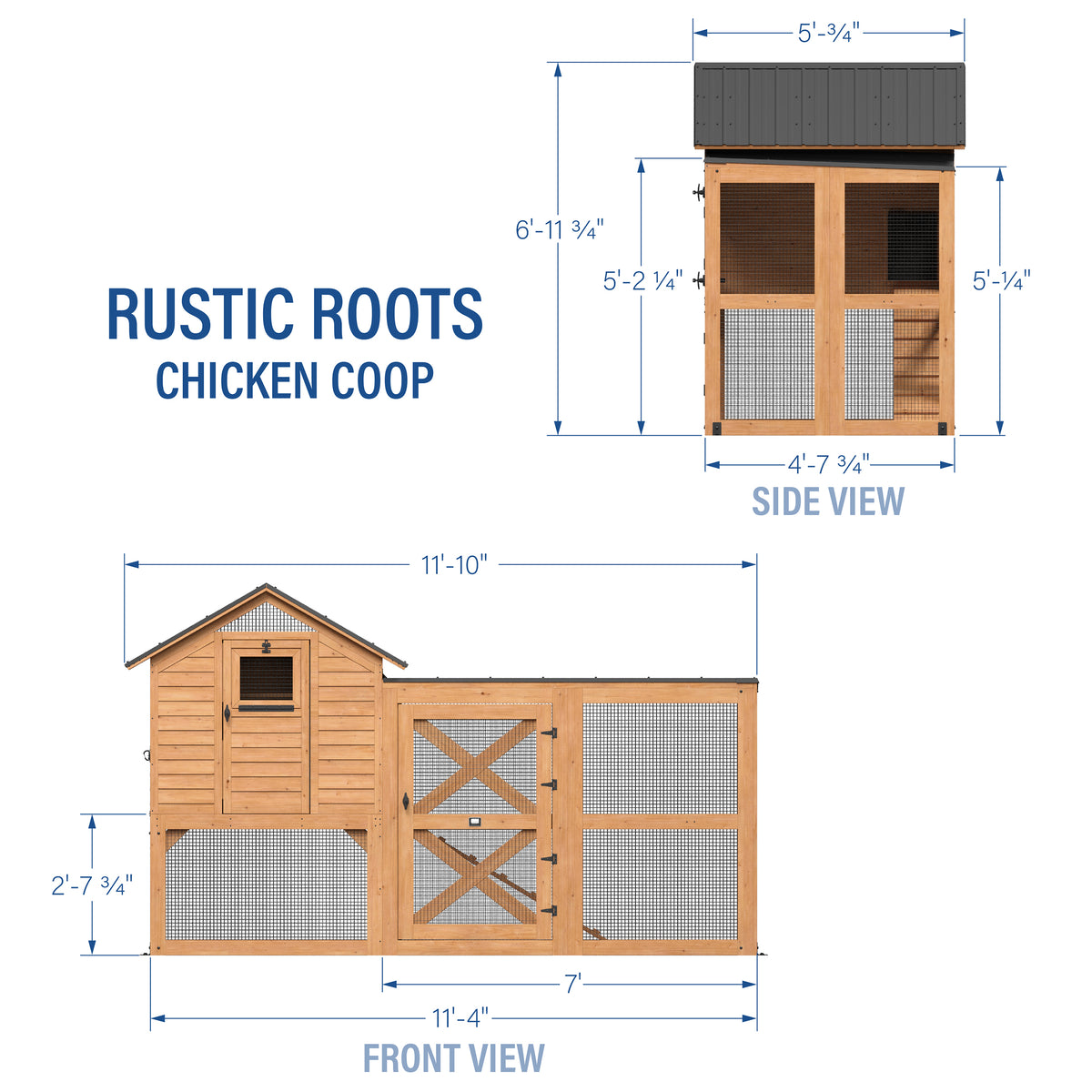 Rustic Roots Grille Rustic Roots Chicken Coop