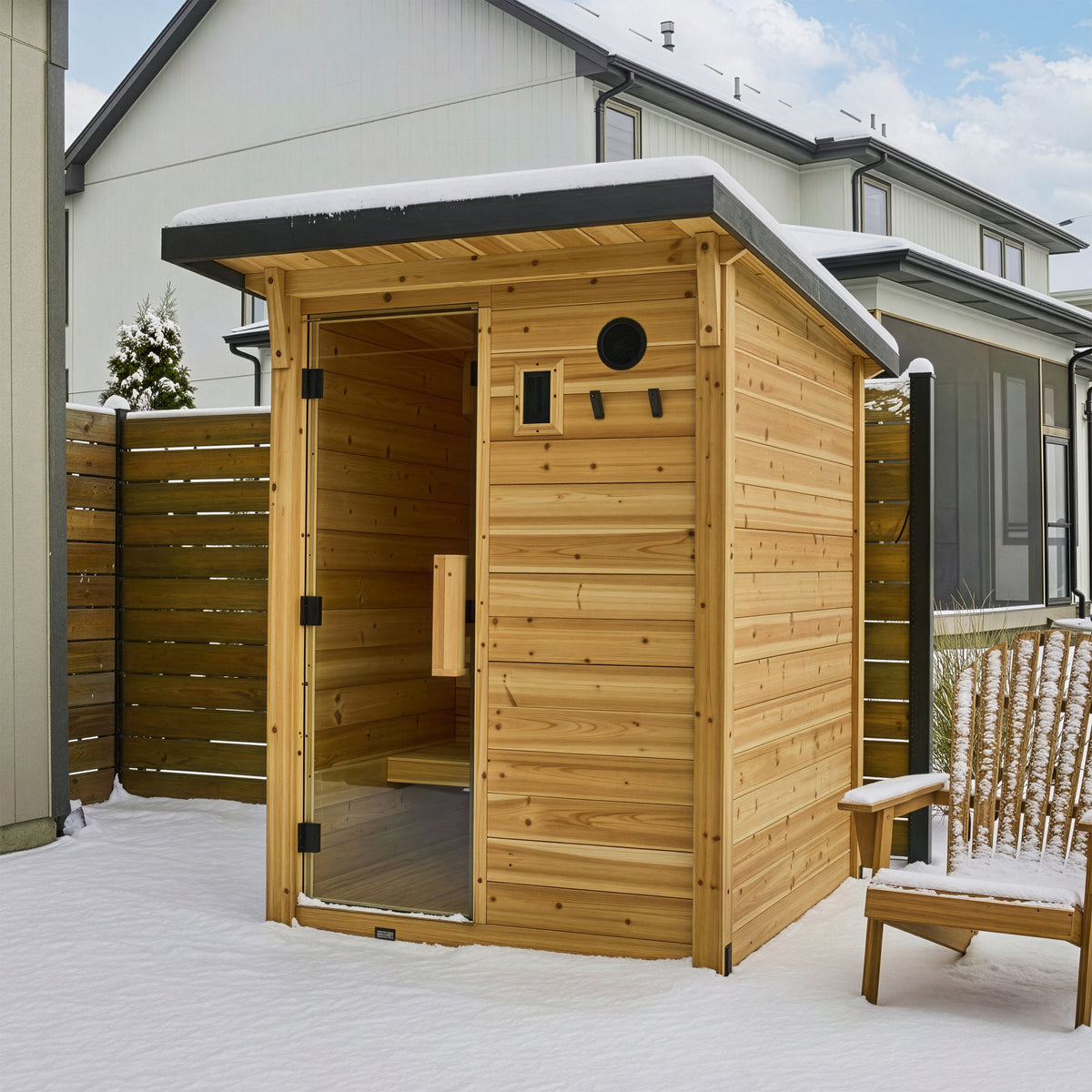2p Henley Sauna Snow