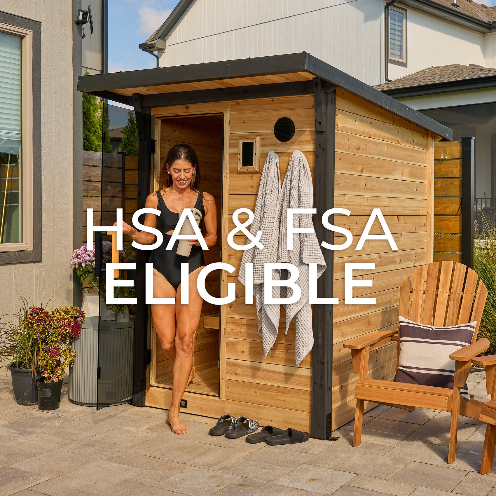 Bennett sauna HSA and FSA eligible badge via TrueMed for qualified buyers