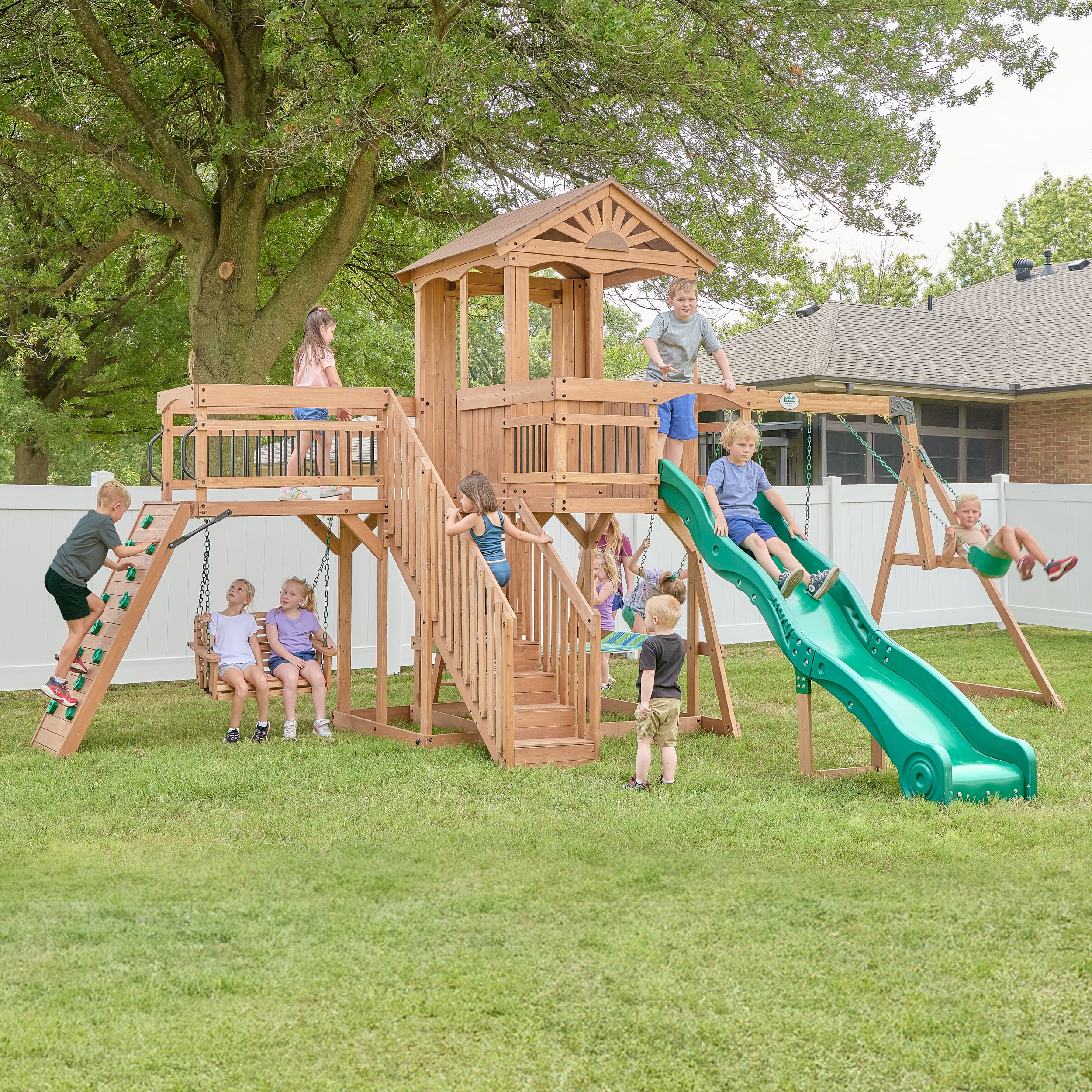 Big Brutus Heavy-Duty Metal A-Frame Swing Set