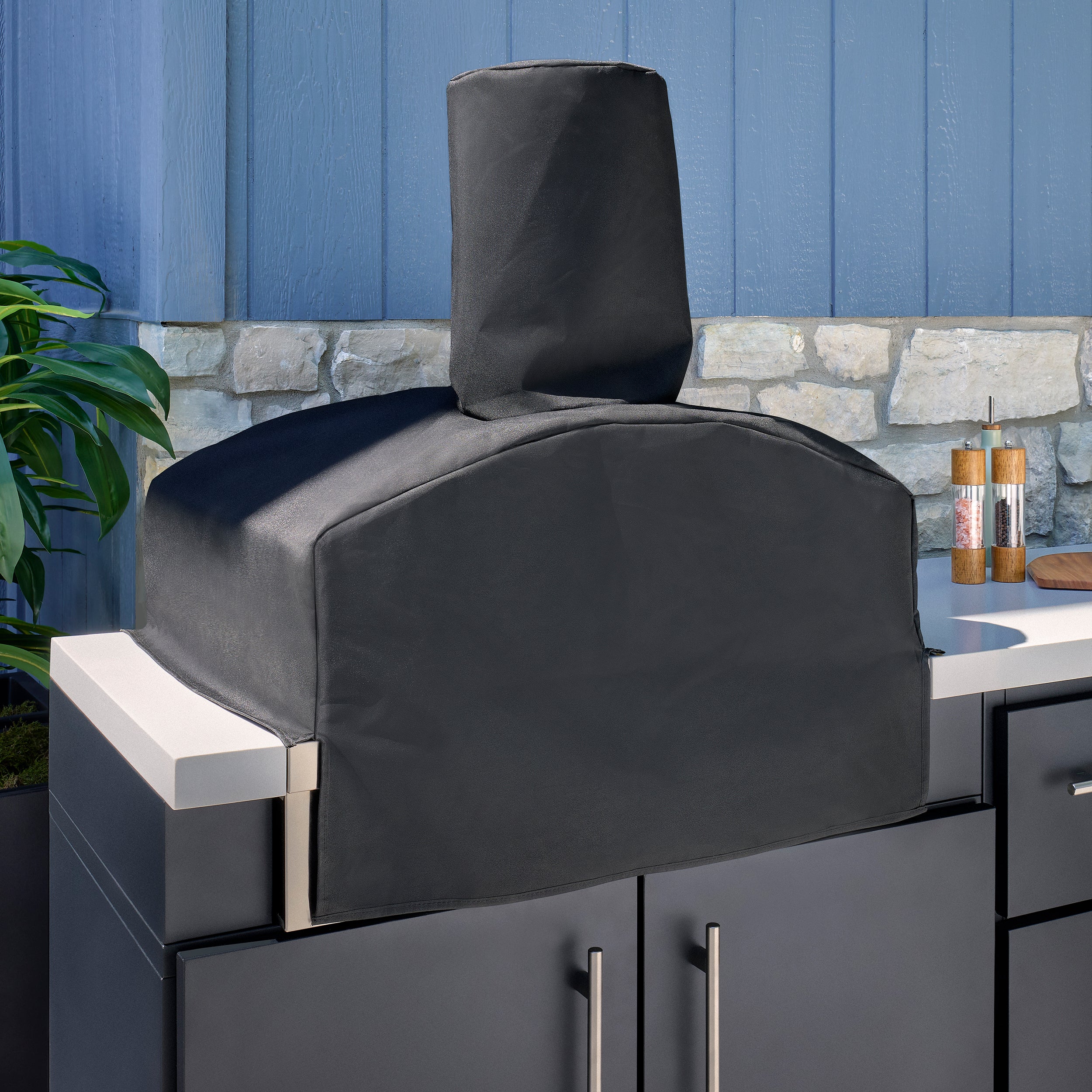 Emory Corner Outdoor Kitchen Island - Combo