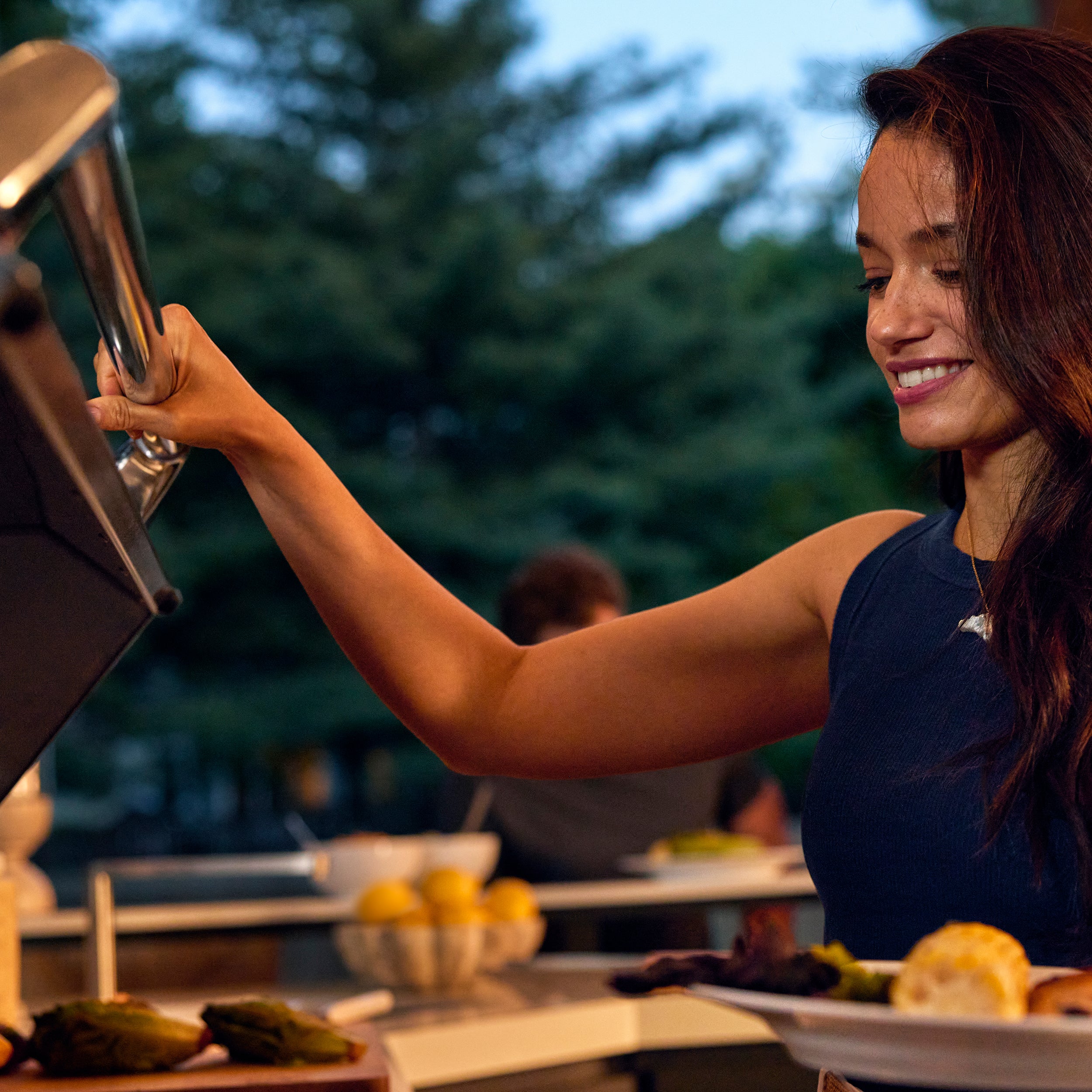 Emory Corner Outdoor Kitchen Island and Bar – Left