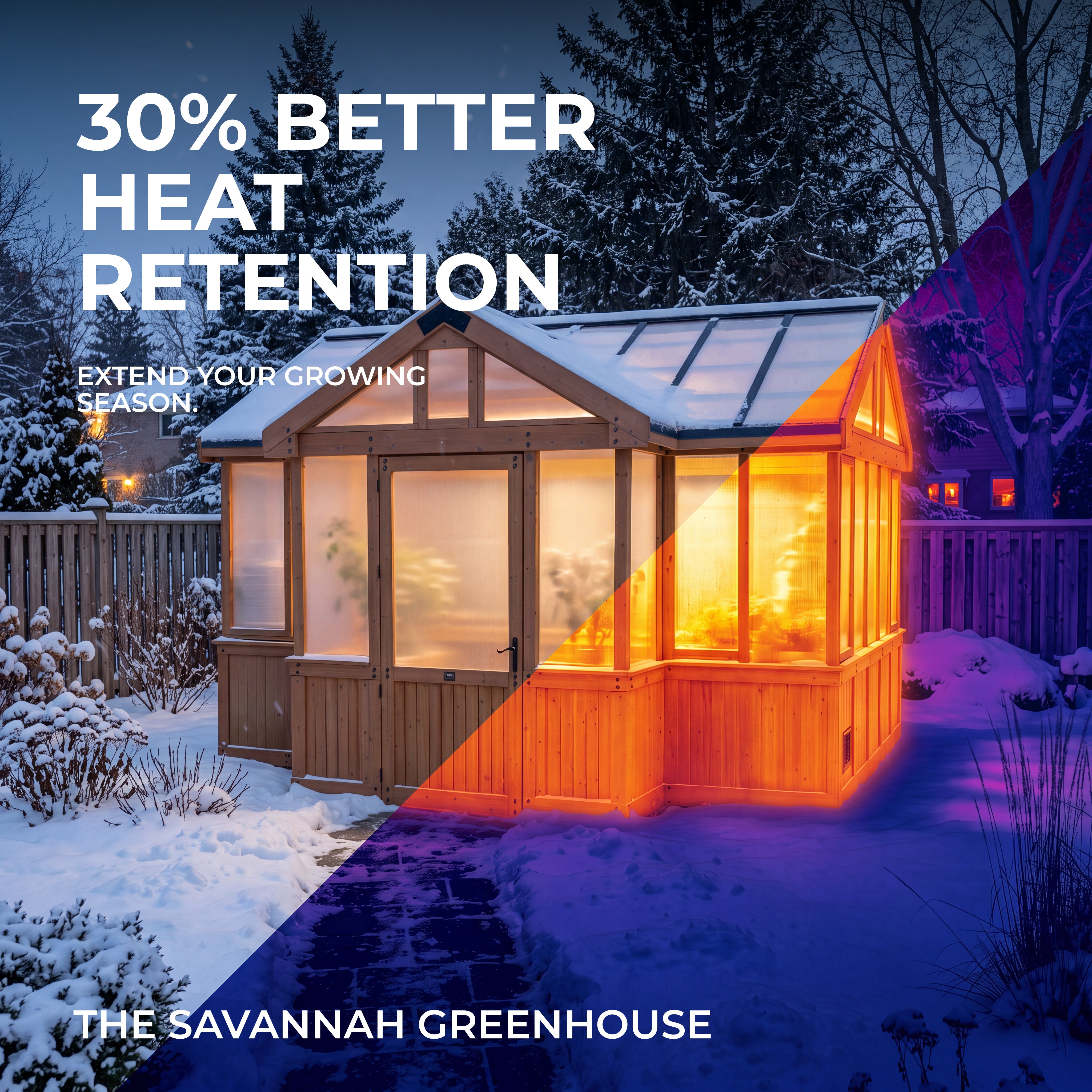 14.5x12 Savannah Cedar Greenhouse Kit | Backyard Discovery