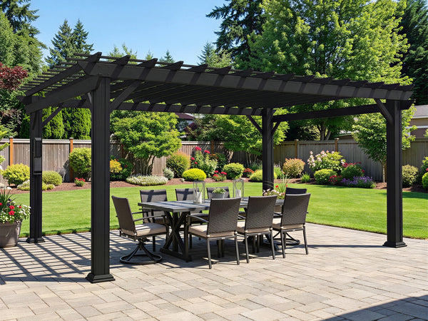 Stratford 16x12 Pergola – Black