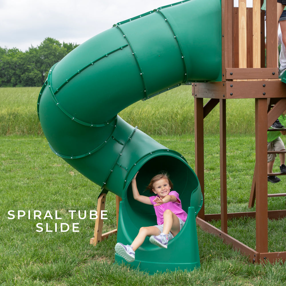 spiral tube slide