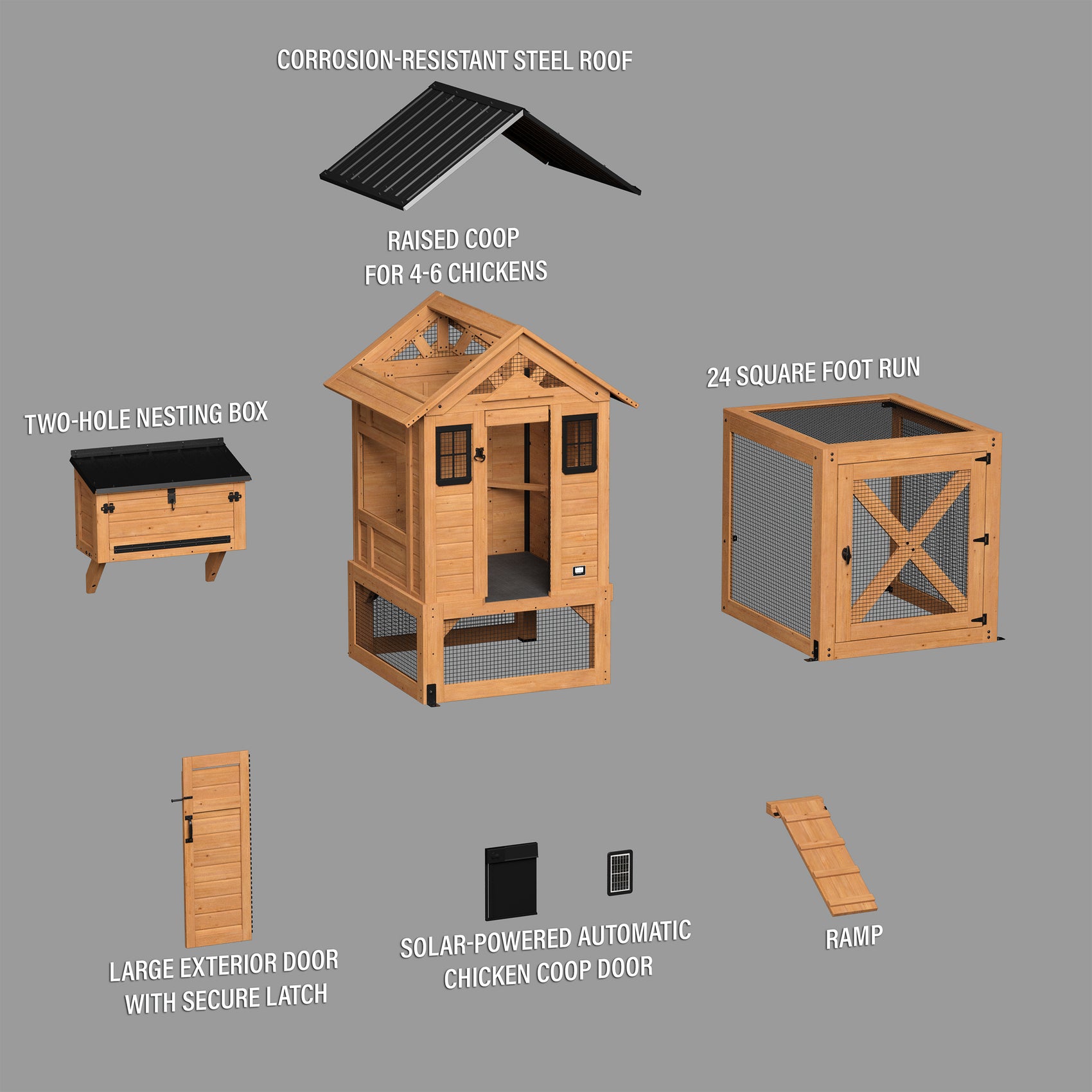 Sweetwater Chicken Coop - Brown