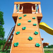 
                            
                              Load image into Gallery viewer, Woodland Swing Set Yellow Slide Rock Wall
                            
                          