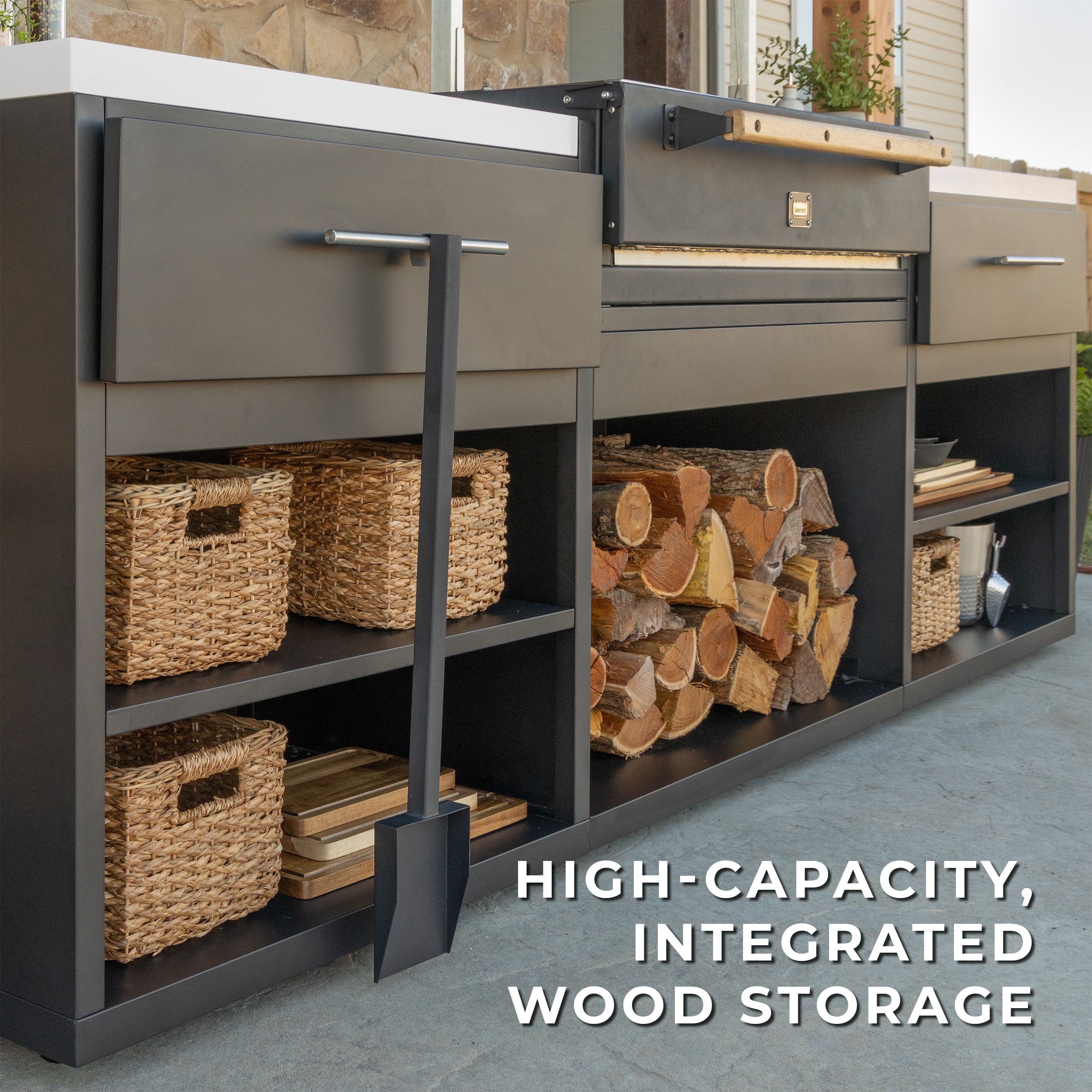 Timber Rock Outdoor Argentine Grill Cook Station