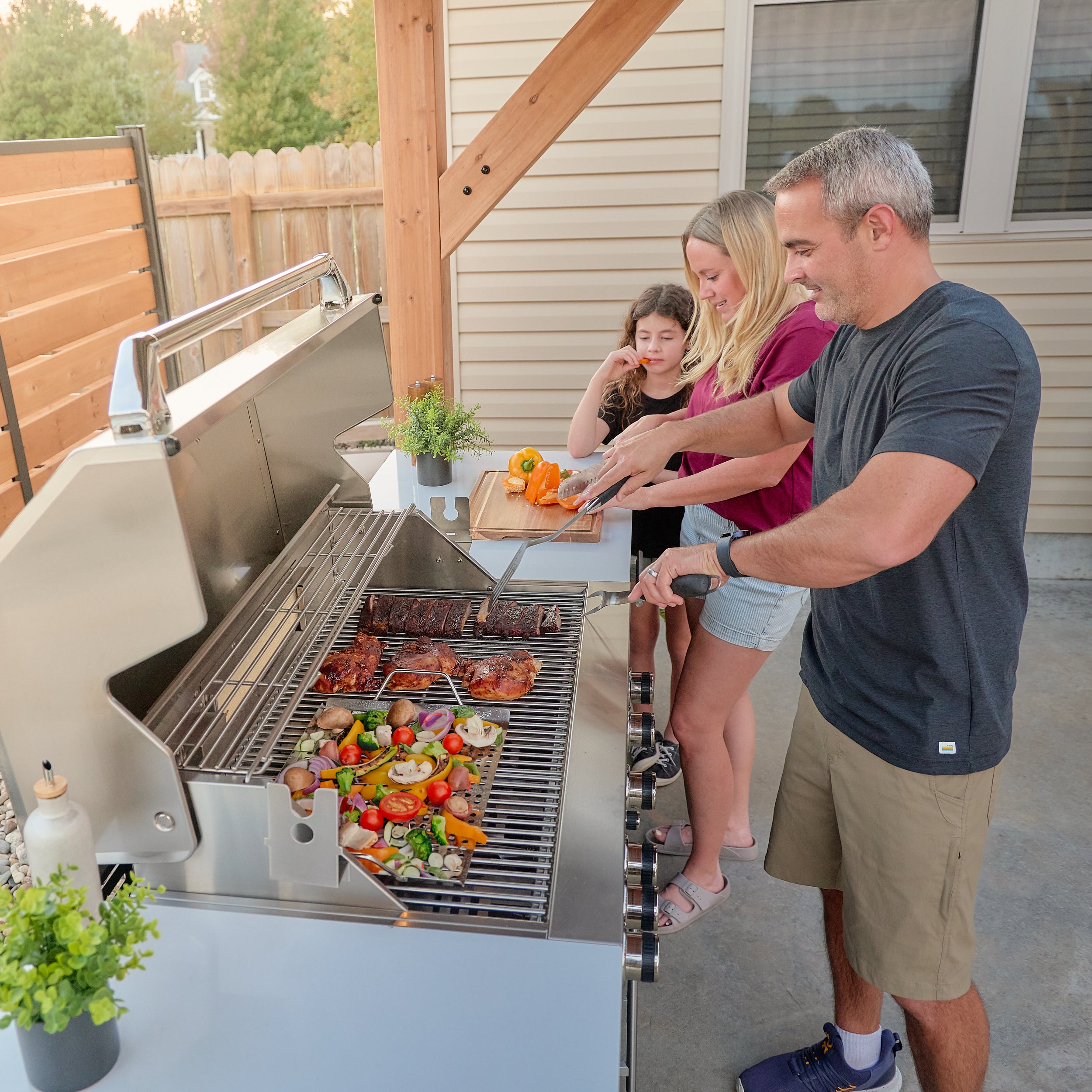 Timber Rock Outdoor Grill Cook Station