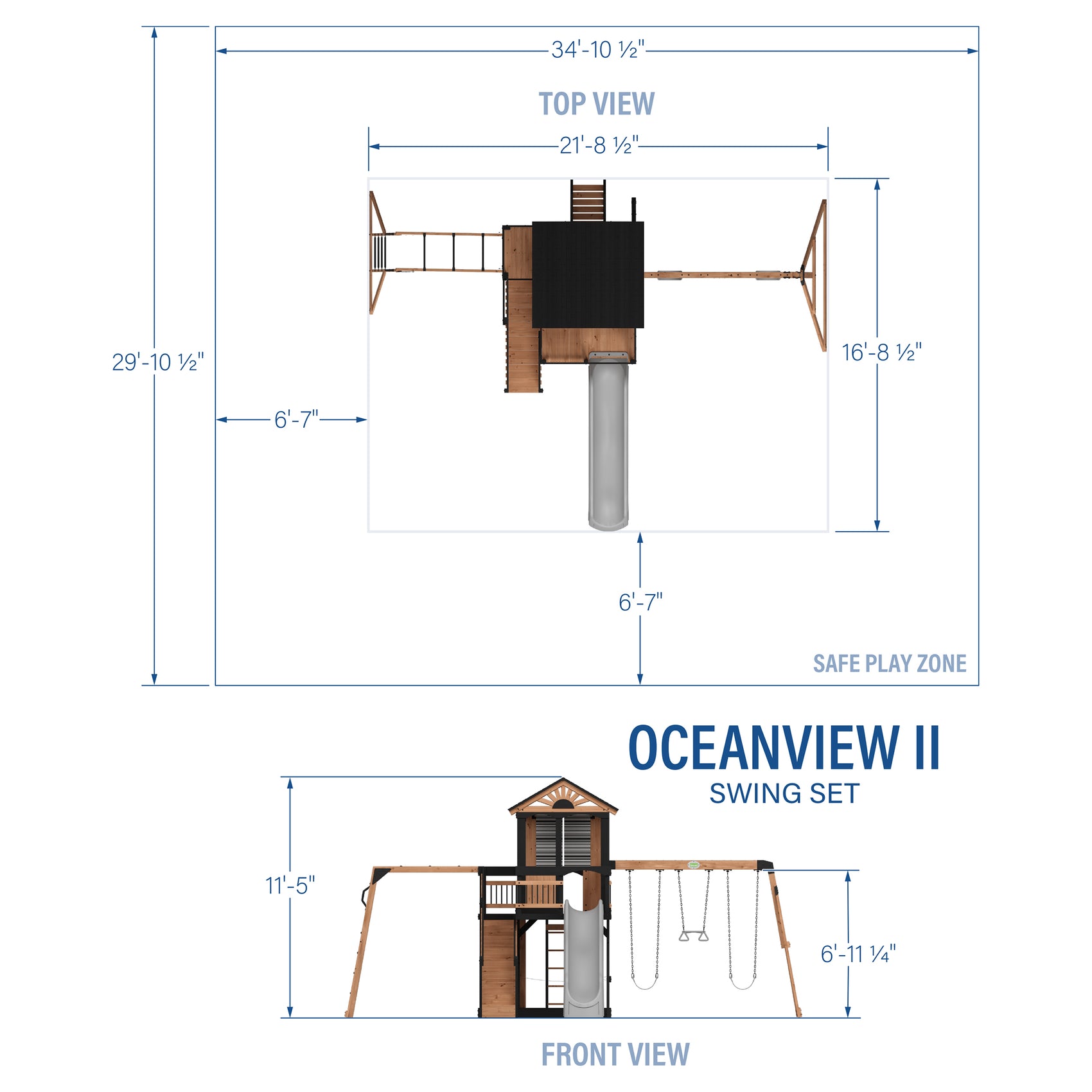 Oceanview II Swing Set