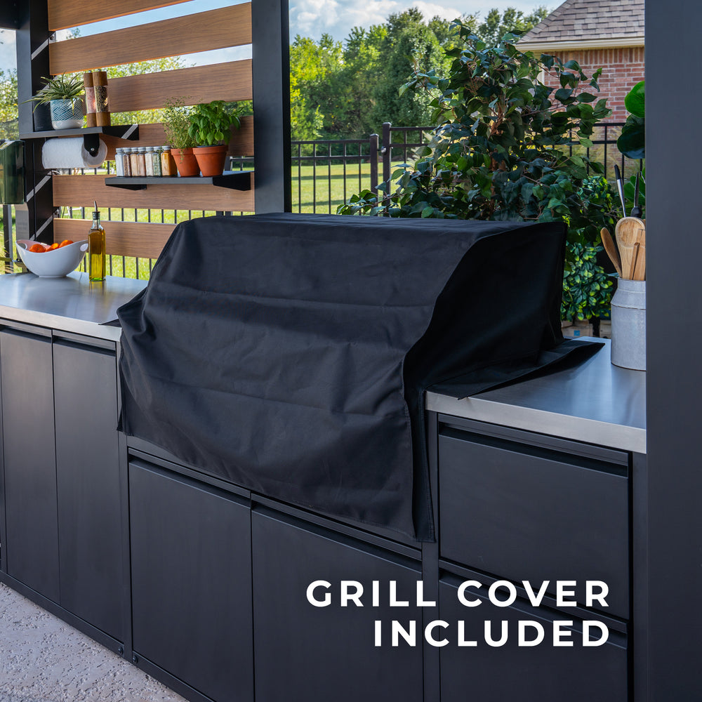 Grill cover included