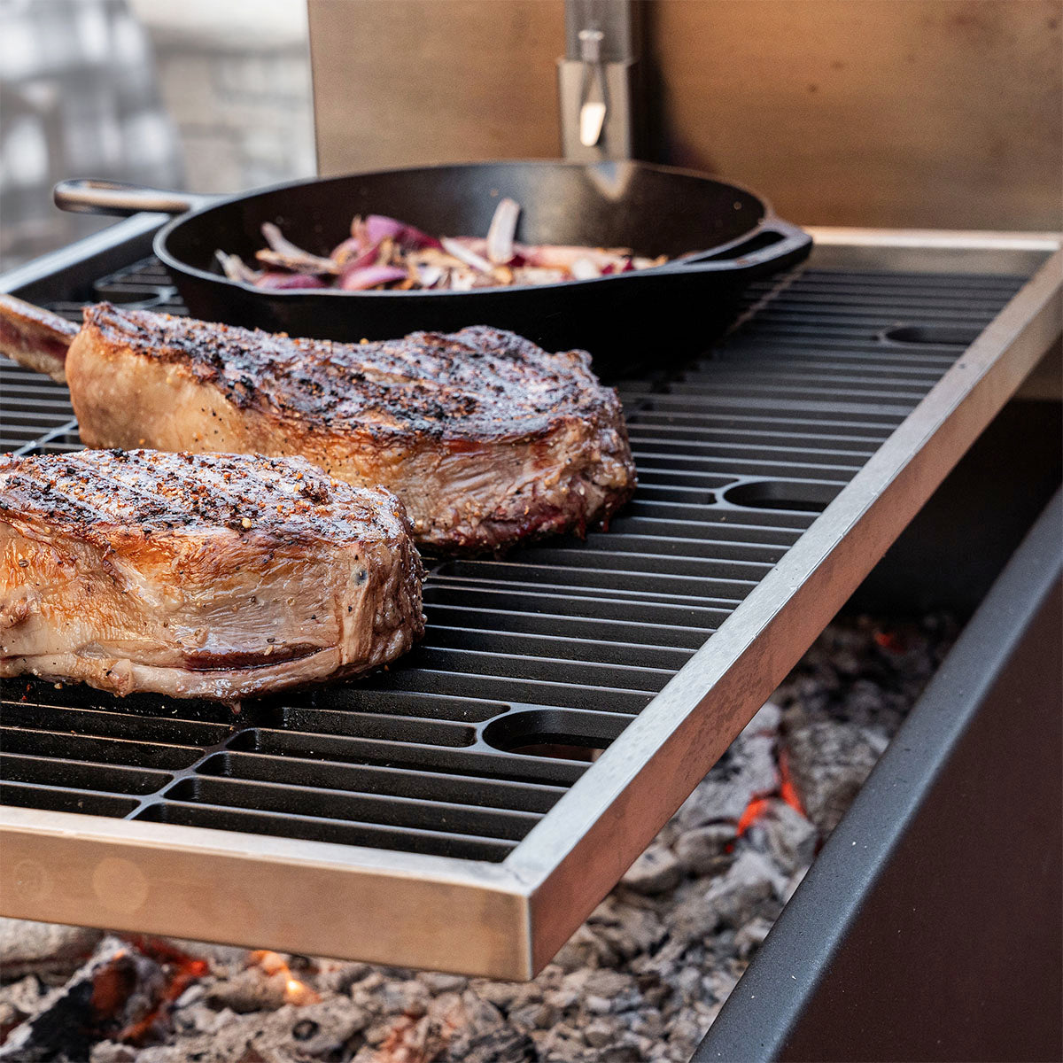 Premium Argentine/Santa Maria BBQ Grill with Wood Fire and Charcoal Gr –  Backyard Discovery