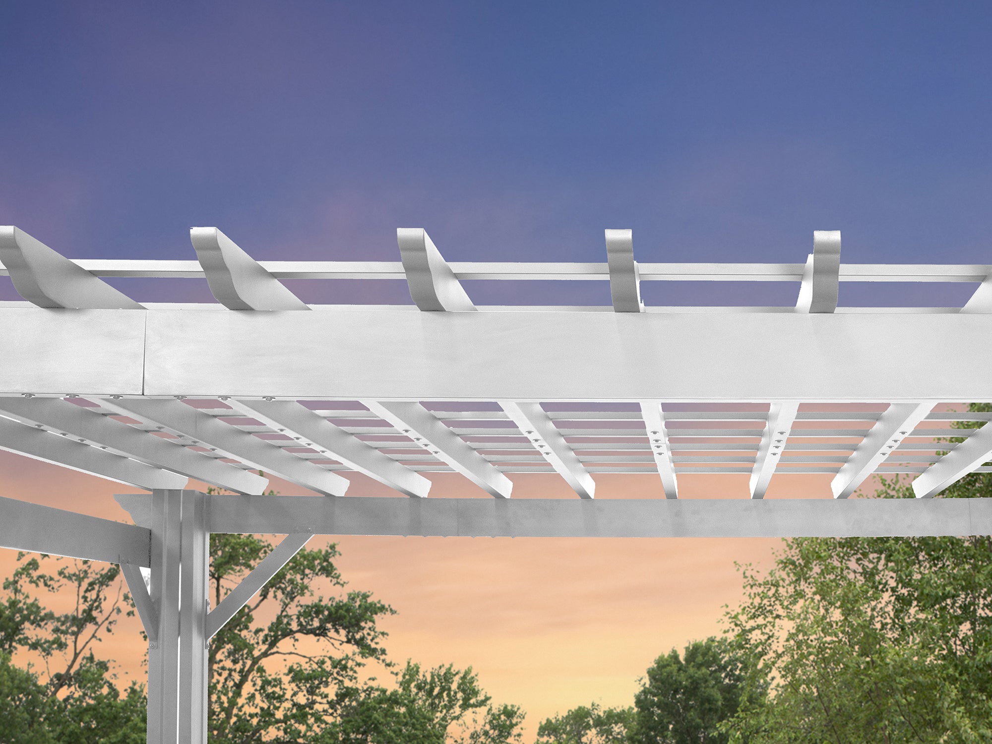 Stratford 14x12 Pergola – White